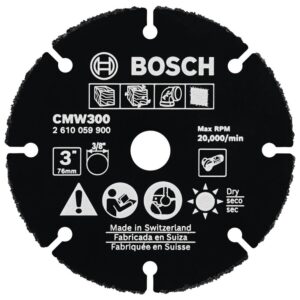 bosch cmw300 3" carbide multi-wheel,black