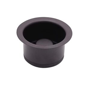 Westbrass CO2196-12 Combo Pack 3-1/2" Post Style Large Basket Strainer and Extra-Deep Collar Kitchen Sink Waste Disposal Flange with Stopper, Oil Rubbed Bronze