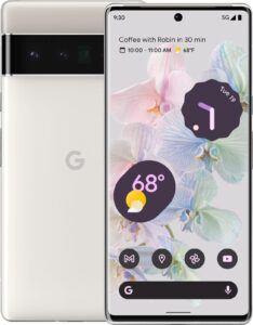 google pixel 6 pro 5g 128gb 12gb ram factory unlocked (gsm only | no cdma - not compatible with verizon/sprint) | global version - cloudy white