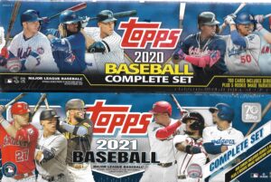 2020 and 2021 topps baseball cards factory sealed complete sets