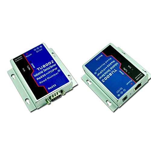 Industrial Grade Serial Device Server RS232 to Ethernet Converter TCP IP Server/Client UDP VCOM Modbus RTU