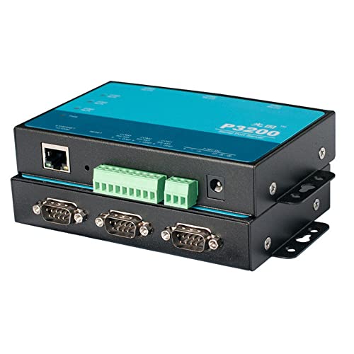 3 Channels Serial Device Server + Modbus Gateway RS232 / RS485 iCoupler Isolated to Ethernet TCP/IP UDP VCOM