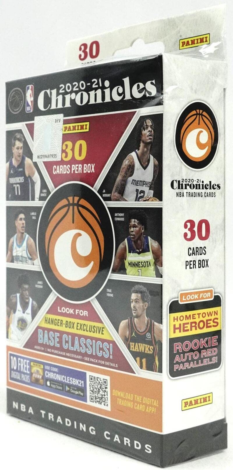 2020-21 Panini Chronicles NBA Basketball Hanger Box 30 Cards