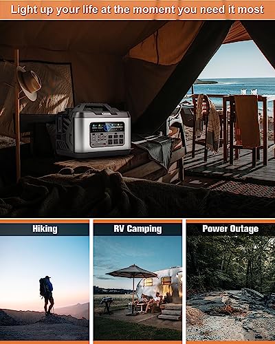 Steelite Portable Solar Power Station, 2220Wh Solar Generator with 6 2200W AC Outlets Peak 4500W, 18-Port Lithium Battery Backup with LED Light for Outdoor Camping, Home Use, Emergency