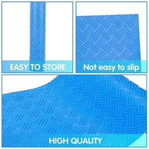 DECOHS 2 Rolls Swimming Pool Ladder Mat-9"x36" Non-Slip Pool Step Pad-Medium Swimming Pool Mat Safety Liner for Swimming Pool Liner and Stairs Protective (Stripe)