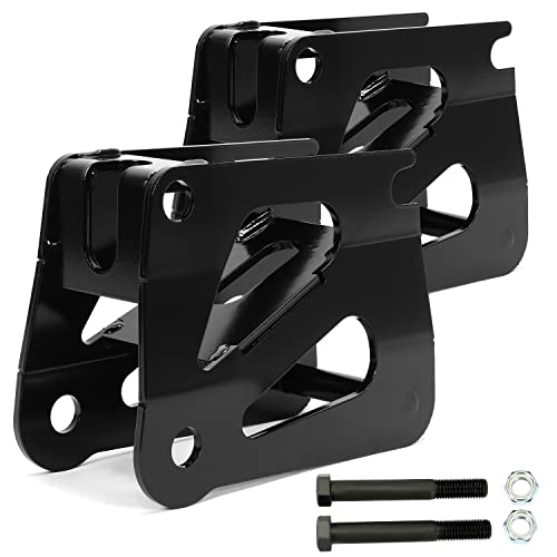 HECASA 3" 4" 5" 6" Snowplow Drop Lift Bracket Compatible with Western SnowEx Ultramount Snowplow Lifted 4x4 Trucks with Higher Pin Mounting Heights Only