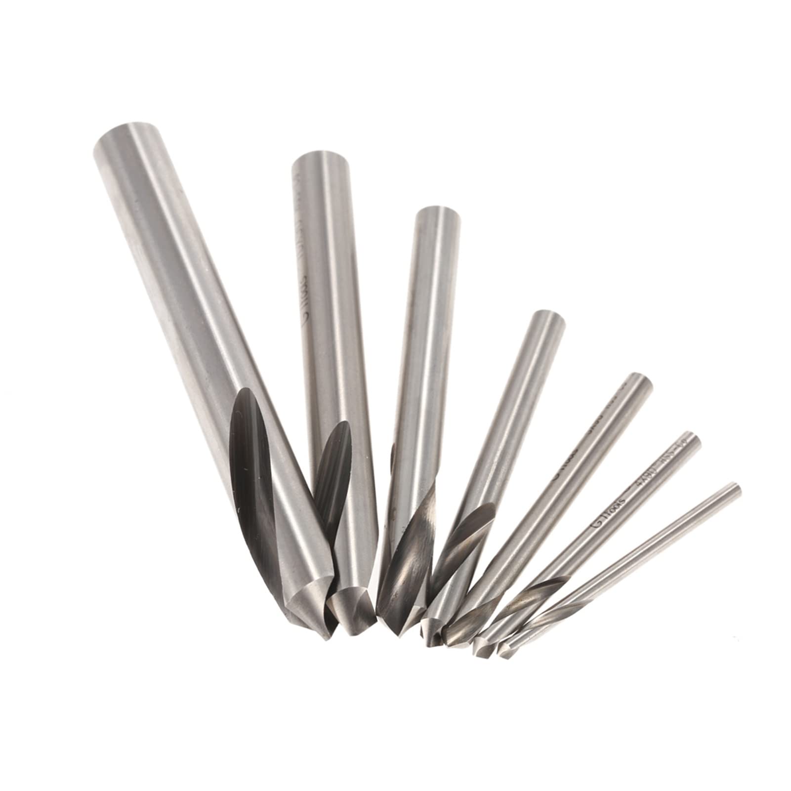 Geevorks Spotting Drill Bit, M42 HSS High Speed Steel Drill Bit Set,7PCS 90 Degree Drilling Chamfering Tool - 3 4 5 6 8 10 12mm