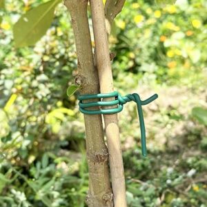 Soft Plant Wire, 49.2 ft Reusable Rubber Twist Ties Heavy Duty Garden Wire for Plants, Soft Twist Plant Tie to Support Plant Vines, Stems & Stalks and for Home Organization (49.2 feet/15 Meters)