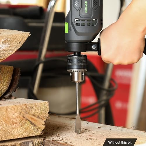 GALAX PRO Hammer Drill, 4.5A Corded Drill Impact Drill 0-3000RPM Electric Drill with 5 Drill Bit Set, Hammer and Drill Functions, 360°Rotating Handle