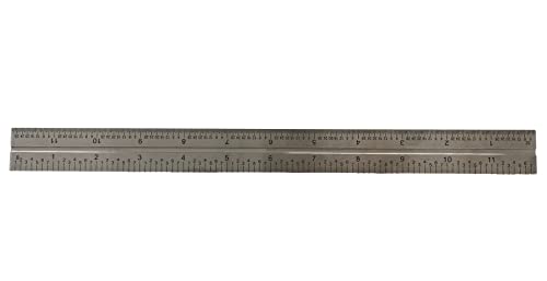 Combination Square 4 Piece Set, 12" Ruler 4R Graduation