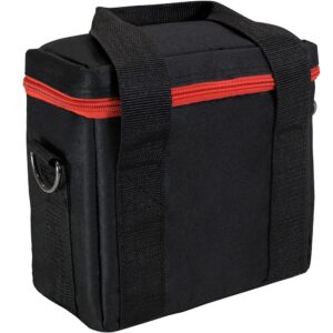 sinkeu travel business carrying case storage bag for 146wh portable power station - black