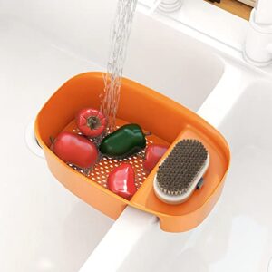 HLWDFLZ 2PCS Sink Drain Strainer Basket - Kitchen Hanging Sink Drain Basket for Wash Vegetables Fruits and Filter Kitchen Food Scraps Catcher