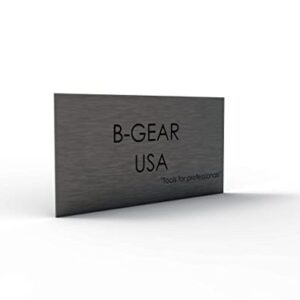 USA Rectangular Spring Steel Carpentry Cabinet Scraper Woodworking Tool- 0.032" x 2.5" x 5"