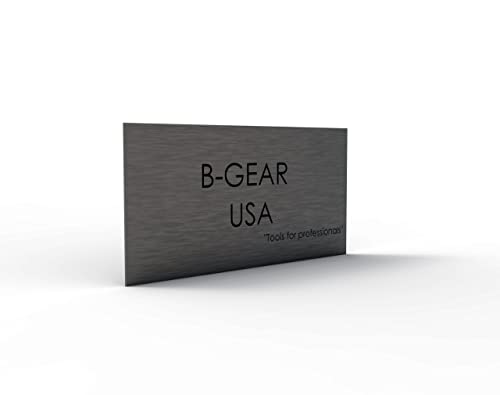 USA Rectangular Spring Steel Carpentry Cabinet Scraper Woodworking Tool- 0.032" x 2.5" x 5"
