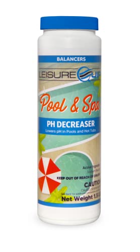 LeisureQuip Pool & Spa Chlorine & Balancer Chemical Startup Bundle with Test Strips, Scum Absorber, & Ebook for Pools & Hot Tubs