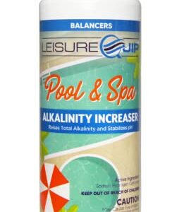 LeisureQuip Pool & Spa Chlorine & Balancer Chemical Startup Bundle with Test Strips, Scum Absorber, & Ebook for Pools & Hot Tubs