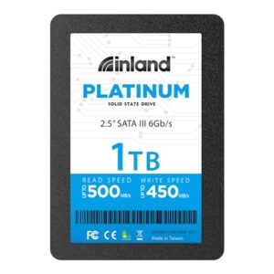 inland platinum 1tb ssd sata iii 6gb/s 2.5" 7mm tlc 3d nand internal solid state drive (1tb)