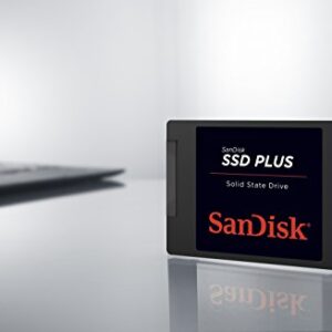 SanDisk SSD PLUS 1TB Internal SSD - SATA III 6 Gb/s, 2.5"/7mm, Up to 535 MB/s - SDSSDA-1T00-G27