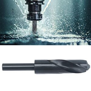 Reduced Shank Drill Bits HSS Twist High Accuracy Straight 1/2in Shank Drilling Tool 24.5mm / 0.96in Black