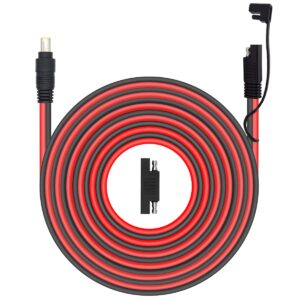 14 awg 6 feet sae connector to dc 8mm male connector extension cable