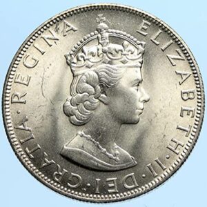 1964 BM 1964 BERMUDA British Colony LARGE Elizabeth II VI Crown Good Uncertified