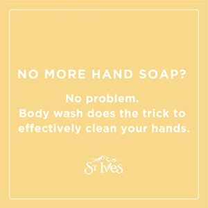 St. Ives Body Wash - Soothing Moisturizing Cleanser with Oatmeal & Shea Butter, Made with Plant-Based Cleansers and 100% Natural Extracts, 16 Oz Ea (Pack of 6)