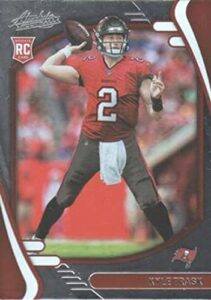2021 panini absolute retail #121 kyle trask rc rookie card tampa bay buccaneers official nfl football trading card in raw (nm or better) condition