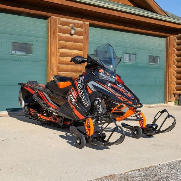 Black Ice Three-Piece Drivable Snowmobile Dolly