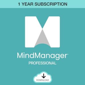 mindmanager professional | 1 year subscription | powerful visualization tools and mind mapping software [pc/mac download]
