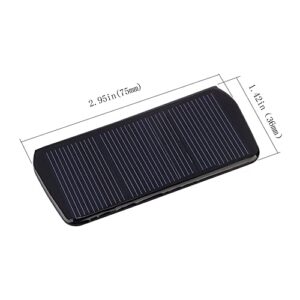 SUNYIMA 10Pcs (5V 60MA 2.95"x1.42") Mini Solar Panels for Solar Power Mini Solar Cells DIY Electric Toy Materials Photovoltaic Cells Solar DIY System Kits Without Copper Wire