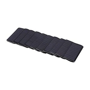 SUNYIMA 10Pcs (5V 60MA 2.95"x1.42") Mini Solar Panels for Solar Power Mini Solar Cells DIY Electric Toy Materials Photovoltaic Cells Solar DIY System Kits Without Copper Wire