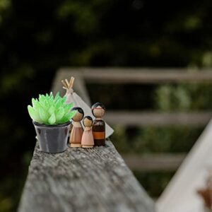 TOYANDONA 16pcs Miniature Bonsai Figurines Mini Potted Succulents Artificial Dollhouse Plant Miniature Desktop Collectible Statue for DIY Mini Gardening Decor