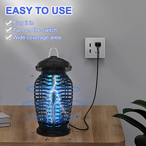 Bug Zapper, Electric Mosquito Zapper Outdoor, Insect Zapper Fly Traps Mosquito Killer Lamp for Home Patio