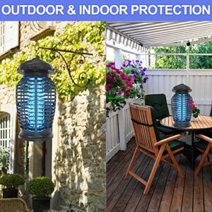 Bug Zapper, Electric Mosquito Zapper Outdoor, Insect Zapper Fly Traps Mosquito Killer Lamp for Home Patio