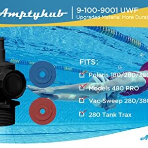 Amptyhub 9-100-9005 UWF Connector Assembly Replacement for Zodiac Polaris Black Max Pool Cleaner