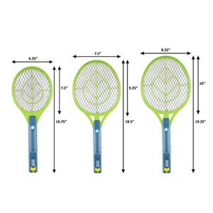 SWAT IT! Bug Zapper Rechargeable Bug Zapper Racket, 4000 Volt, USB Charging Cable, 2 Pack (Large)