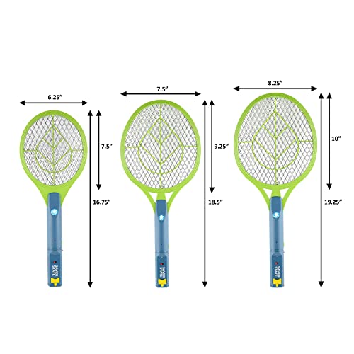 SWAT IT! Bug Zapper Rechargeable Bug Zapper Racket, 4000 Volt, USB Charging Cable, 2 Pack (Large)