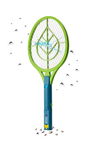 SWAT IT! Bug Zapper Rechargeable Bug Zapper Racket, 4000 Volt, USB Charging Cable, 2 Pack (Large)