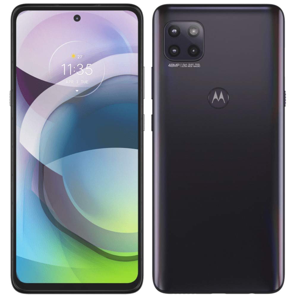 Motorola One 5G Ace 2021 (128GB, 6GB) 6.7", Snapdragon 750G, 5000mAh Battery, US 5G / Global 4G LTE Fully Unlocked (Verizon, T-Mobile, AT&T, Global) XT2113-2 (64GB SD Bundle, Volcanic Gray) (Renewed)