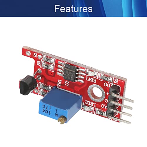 Temperature Probes Sensors, KY-026 Flame Sensor Module IR Sensor De, Temperature Detecting for Arduino,（Aicosineg）