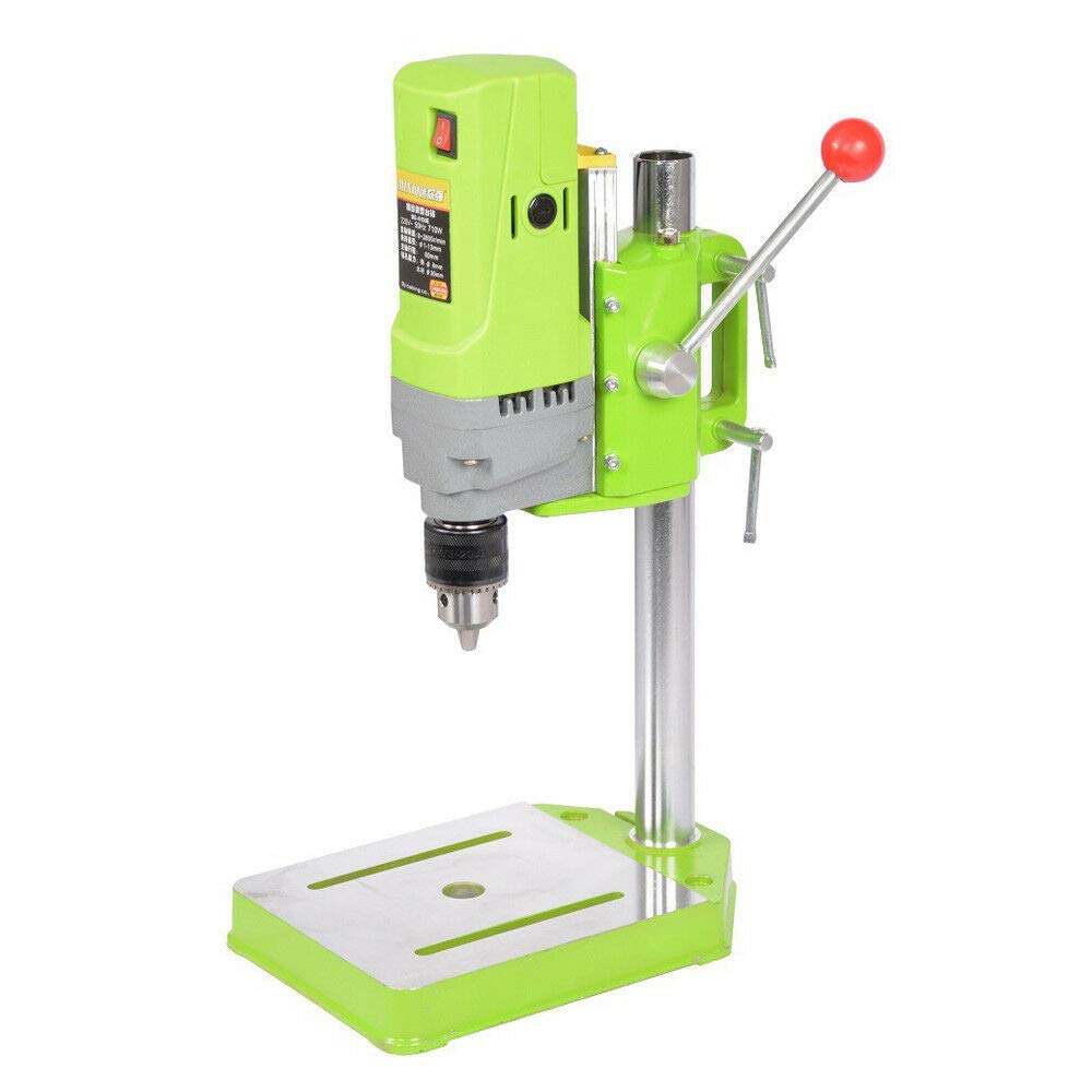 Mini Bench Drill Press Stand, 710W Portable Drill Workbench, DIY Metal Drilling Repair Tool Expanding Drilling Machine Chuck 1-13mm