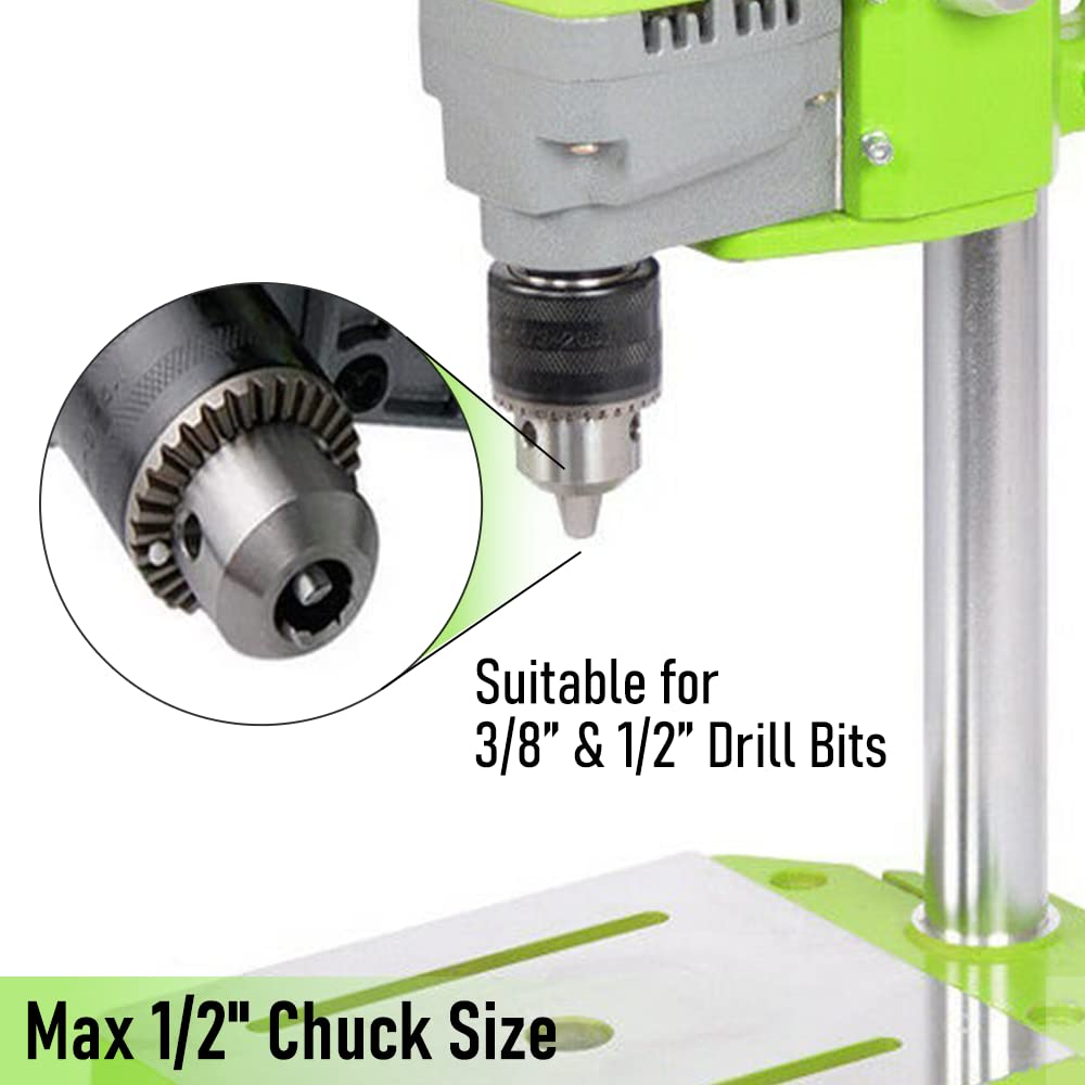 Mini Bench Drill Press Stand, 710W Portable Drill Workbench, DIY Metal Drilling Repair Tool Expanding Drilling Machine Chuck 1-13mm