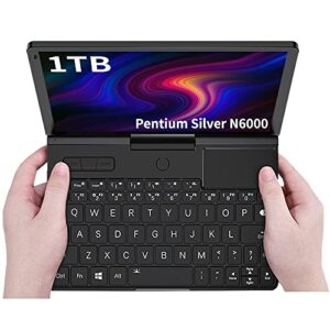 gpd pocket 3 [cpu pentium silver n6000-1tb] modular and full-featured handheld pc notebook laptop 1920×1200 touch screen laptop win 11 home os 8gb lpddr4 ram (8gb ram/1tb storage)