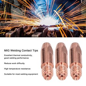 MIG Torch Contact Tips, Good Ductility Welding Nozzle 36KDx1.2 Replacement High Performance for Welder