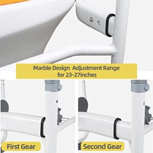 Toilet Rail Bathroom Safety Frame Medical Railing Helper for Elderly, Handicap, Disabled, Seniors,Bariatric Assist Handrail Grab Bar Adjustable Height,Padded Arms Fit Most Toilet Seats
