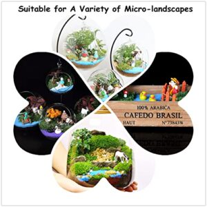 LONCESS Fairy Garden Accessories, 12 Pcs Dog Miniature Figurines, Realistic Animals Dog for Fairy Garden, Miniature Terrarium Crafts,Ornament for Home Office, Cake Toppers