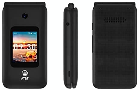 H2O Wireless H2O WIRELESS PREPAID CINGULAR SMARTFLIP 4 U102AA 4G LTE 2.8 Display 4GB SIM Included Black