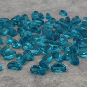 Courtyard Casual Glass Beads for Firepit in Aqua Blue