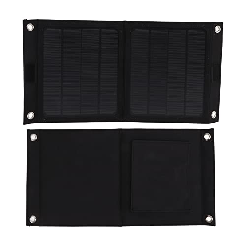 01 02 015 8W Waterproof Solar Panel Kit, 8W Folding Solar Panel Kit Resistance 12V Wear Resistance Portable Sun Protection for Hiking for Outdoor for Camping