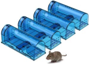 mouse traps, humane mouse trap, easy to set, mouse catcher quick effective reusable and safe for families (4)